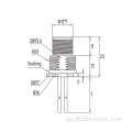 Conector impermeable masculino de 3 núcleos M12